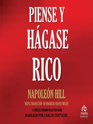 cover image of Piense y Hágase Rico